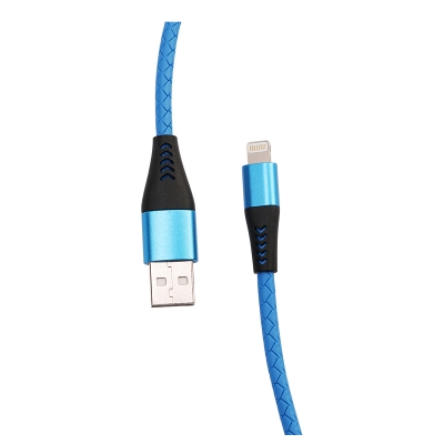USB皮革纹手机数据充电线