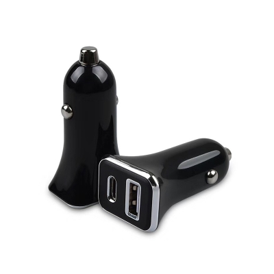 Dual USB Fast Type C In Car Charger
